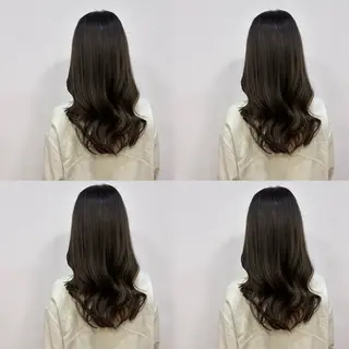 セミロング 河口 友里のヘアスタイル