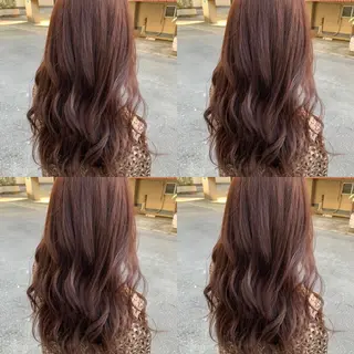 セミロング カラー ✨縮毛矯正✖︎顔周り レイヤー✨ナカムラのヘアスタイル