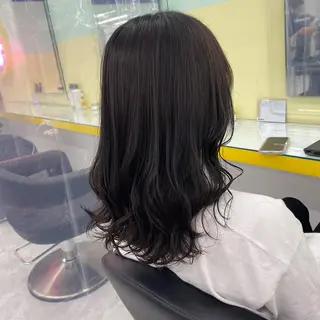 セミロング カラー ヘアアレンジ mai🍑暖色カラー /レイヤー💖のヘアスタイル