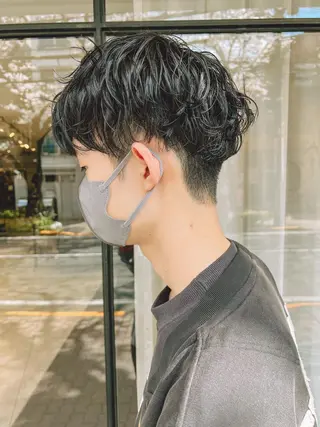 パーマ メンズ 🌈ケアブリーチ🌈 おぐまなつきのヘアスタイル