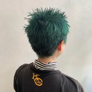 ショート カラー メンズ指名多数!! 田島史也のヘアスタイル