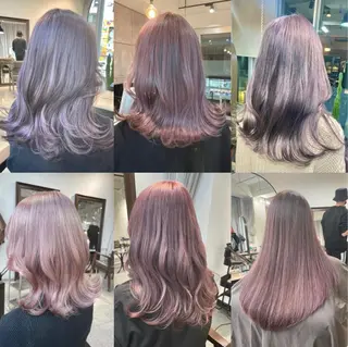 セミロング カラー ヘアアレンジ 🌹TikTok４万 ﾌｫﾛﾜｰ🌹AKIのヘアスタイル