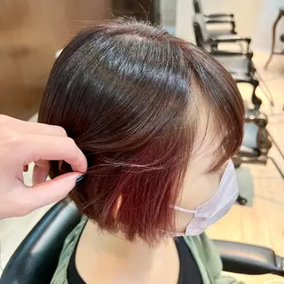 ショート カラー e.ll grande タナベのヘアスタイル