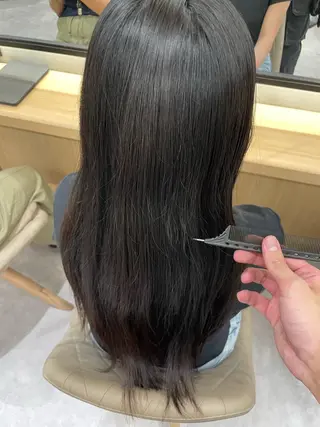 ロング カラー パーマ ♥️似合わせボブ/ 縮毛矯正/大和田拓夢のヘアスタイル