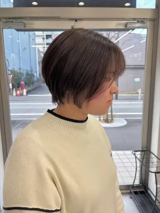 ショート 新村 華奈絵のヘアスタイル