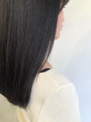 カラー ブリーチカラー🎀 韓国風/寺門美優のヘアスタイル