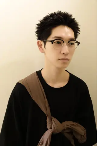 ショート メンズ メンズ似合わせ タチカワユウキのヘアスタイル