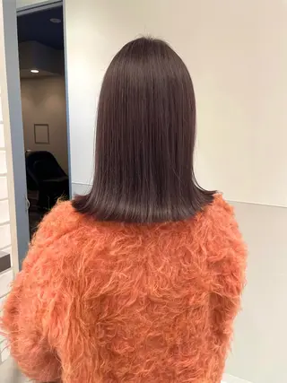 ミディアム カラー GPIP 近藤沙樹のヘアスタイル