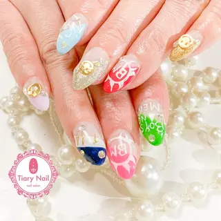 ネイル 💗🪽Tiary Nail🪽💗のネイルデザイン