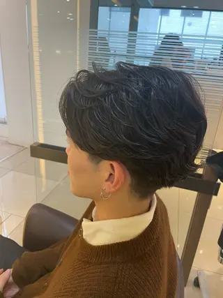 パーマ メンズ 辻野 光希のヘアスタイル