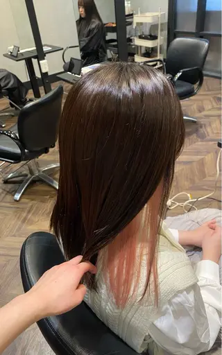 セミロング angelica 🌸ayaka🌸のヘアスタイル