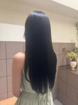 ロング カラー ゆ う あのヘアスタイル