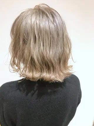 ミディアム カラー メンズヘア特化 崎田 成人のヘアスタイル