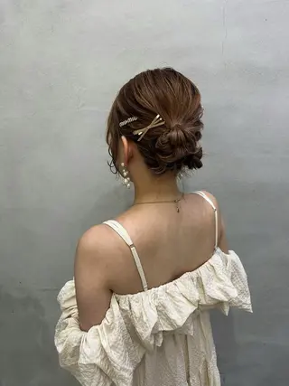 ショート ヘアアレンジ MUKU ひかるのヘアスタイル