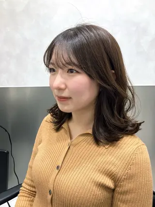 ミディアム 💖ブリーチなし透明 感💖ASAHIのヘアスタイル