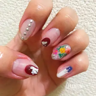 ネイル GéRanium Harukaのネイルデザイン