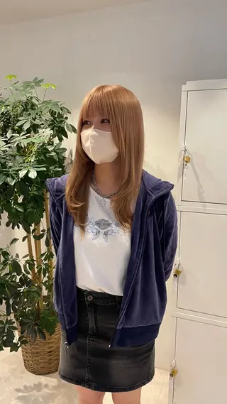 ロング 光岡 玲遠のヘアスタイル