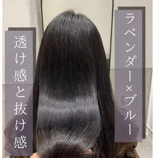 ロング カラー しみず さきのヘアスタイル