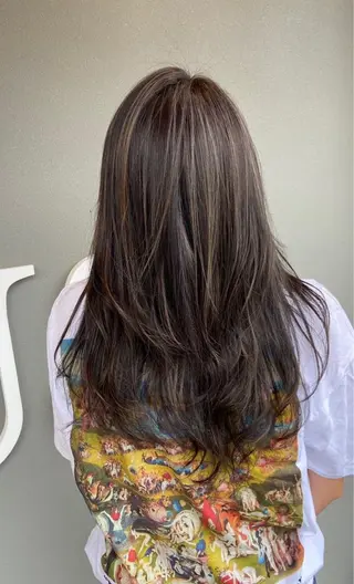 セミロング カラー ヘアアレンジ 大塚 貴之のヘアスタイル