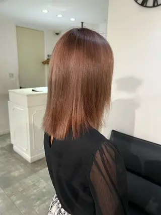 ミディアム カラー ケアブリーチ/ili 村上佳那多のヘアスタイル