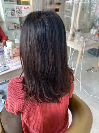 ロング 似合わせパーマ 渡辺尚暉のヘアスタイル