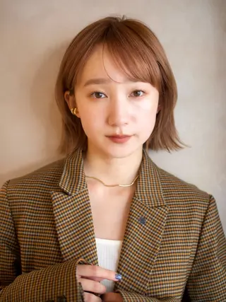 ミディアム カラー 越後 遥/ 透明感カラー🪞🤍のヘアスタイル