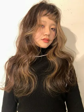 ロング カラー SITY. 🦋mamiya🦋のヘアスタイル