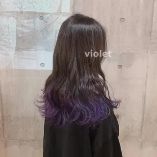 セミロング カラー いとう りょうたのヘアスタイル