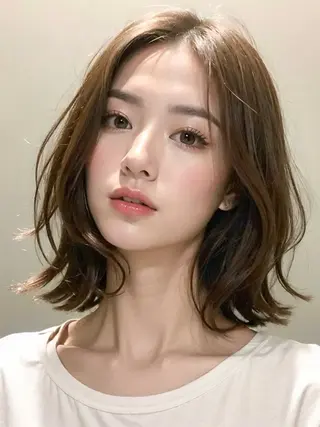 ミディアム カラー LOVESTOIKE 堂本のヘアスタイル