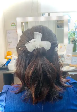 ヘアアレンジ hair make もりした ゆうのヘアスタイル
