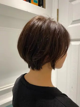 ショート 髪質改善レイヤー/ ボブたんの翔太のヘアスタイル