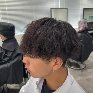 メンズ 🪽直毛男子の救世主 🪽フェザーパーマのヘアスタイル