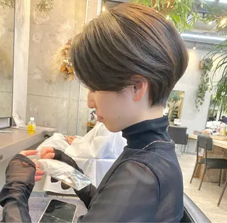 ショート カラー 🌷KARIN/ メンズ、ショート🍃のヘアスタイル