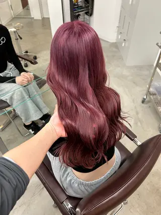 ロング カラー 大阪梅田/ イマムラミヅキのヘアスタイル