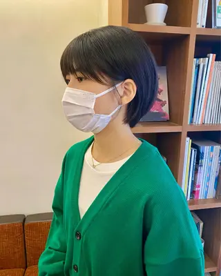 ショート カラー パーマ Paddle所属・似合わせレイヤー/ ニュアンスパーマ高倉のヘアスタイル