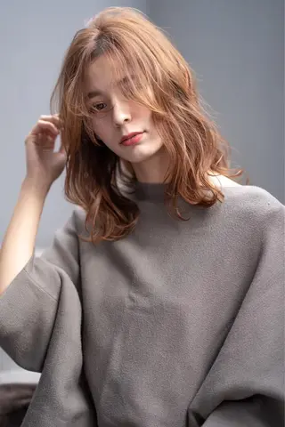 ミディアム Anthurium 吹田💐のヘアスタイル