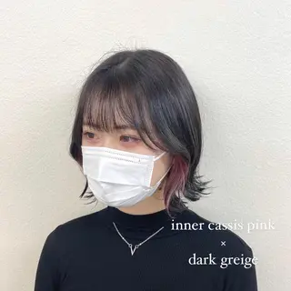 ショート カラー 韓国ヘア🇰🇷🎀 みきのヘアスタイル