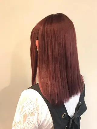 ミディアム カラー 烏丸韓国ヘア🇰🇷 ayaka🎀のヘアスタイル