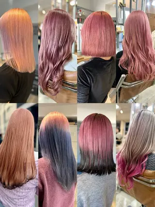 ミディアム 🤎指名No.1ハイ トーン🤎日向花🤎のヘアスタイル