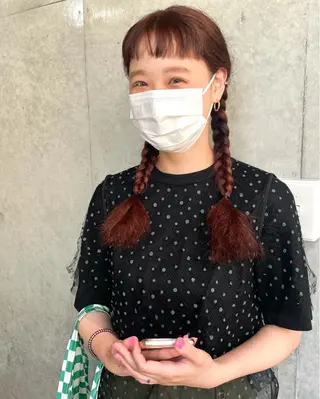 ロング カラー ヘアアレンジ HORN hairsalonのその他イメージ
