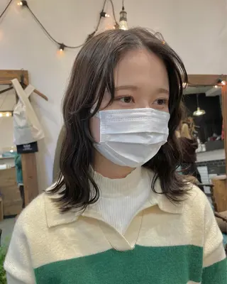 ミディアム 透明感カラー 🦋AYAのヘアスタイル