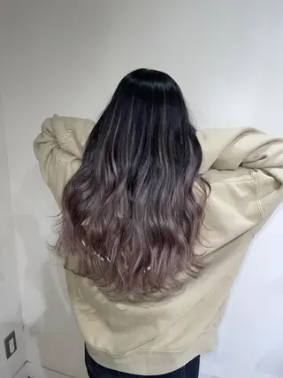 ミディアム カラー ムラ修正.ブリーチ エクステ🤍アミルのヘアスタイル