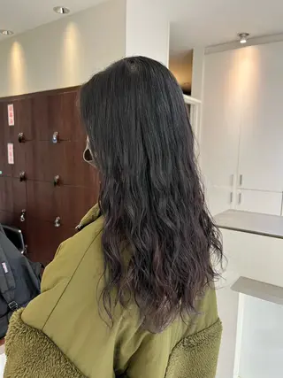 ロング パーマ 小野 達己のヘアスタイル