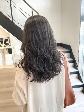 セミロング 寺石 駿汰のヘアスタイル