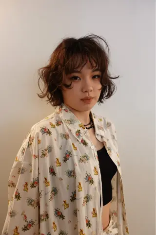 ショート カラー 文字 遼哉のヘアスタイル