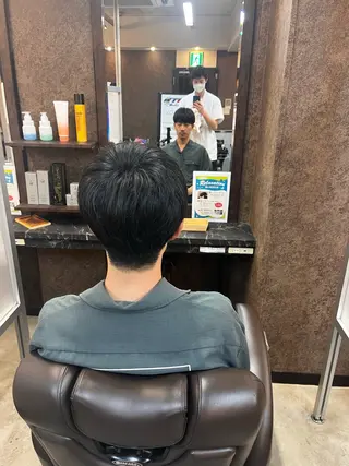 ミディアム メンズ 清水 寧生のヘアスタイル