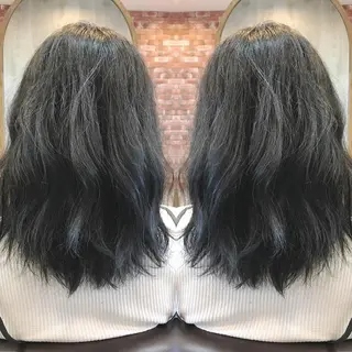 ミディアム カラー 重政 和樹のヘアスタイル