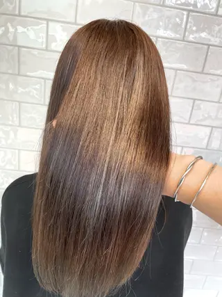 セミロング 大阪 美容師 林のヘアスタイル
