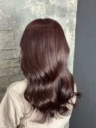 セミロング カラー カラーモデル募集 ☘️もえな☘️のヘアスタイル