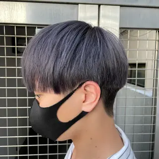 ショート カラー メンズ 【メンズ縮毛矯正】 田中秀斗のヘアスタイル